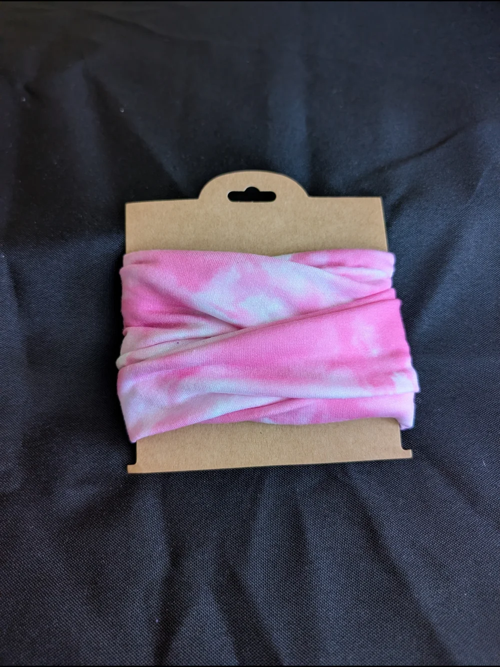 Hand Crafted Pink Tie-Dye Bohemian Headband